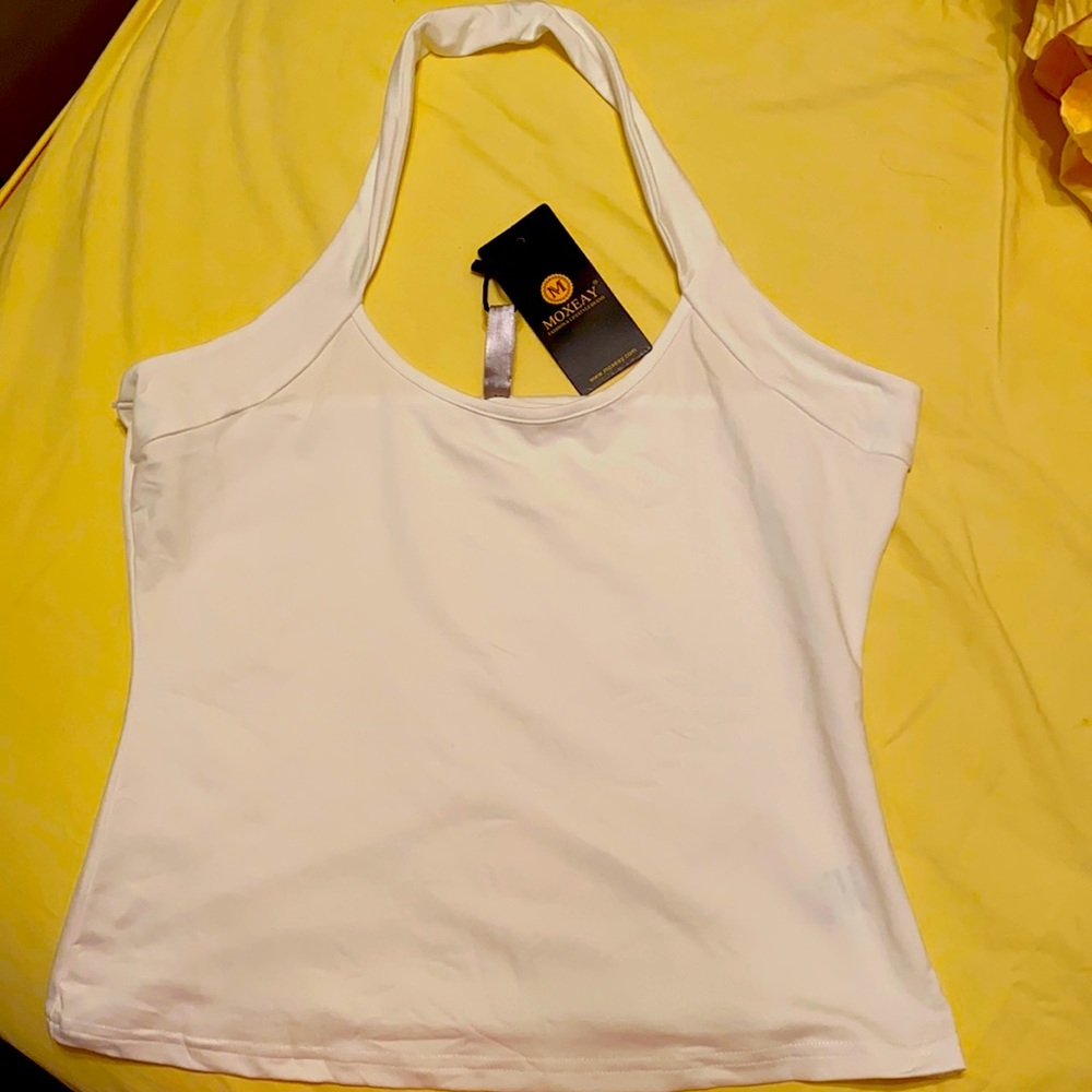 Halter Top in White ( Brand New)